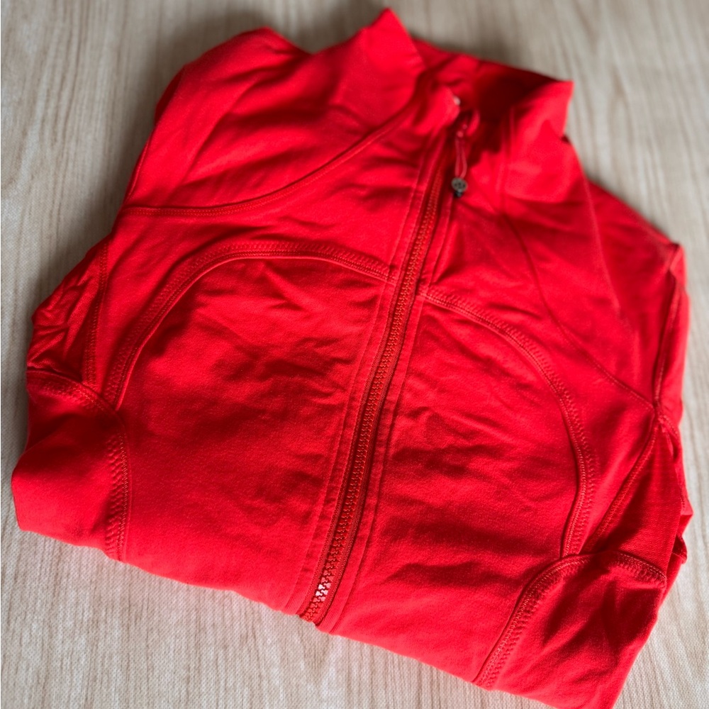 Red Zip-Up Jacket
